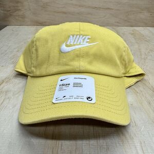 NEW Nike Heritage86 Essential Futura Cap Yellow Hat Classic Unisex 913011 700
